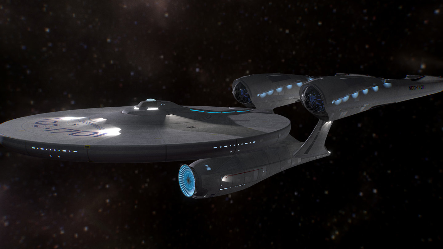 USS Enterprise (2009) 3d model