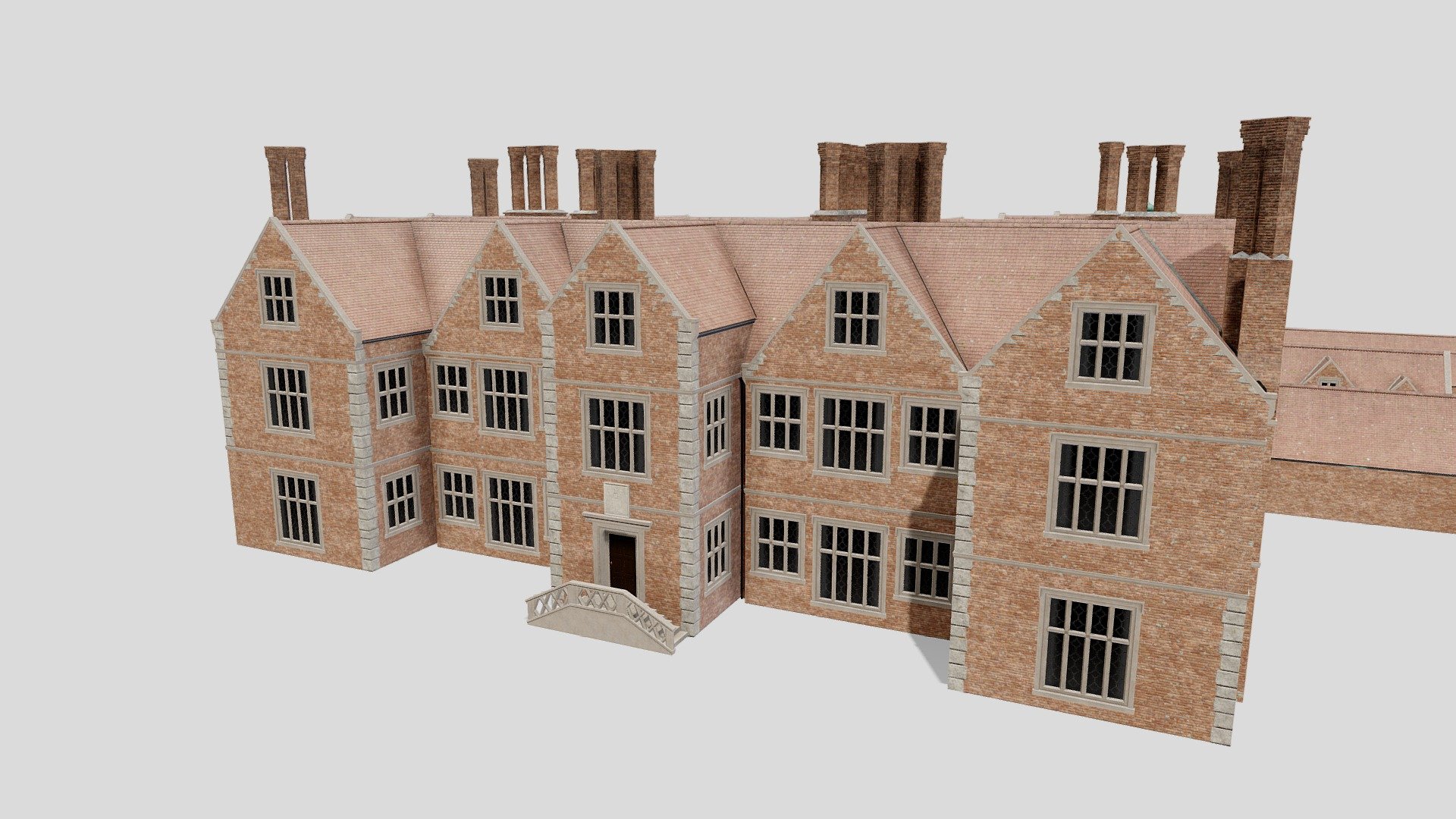 Breamore House 3d model