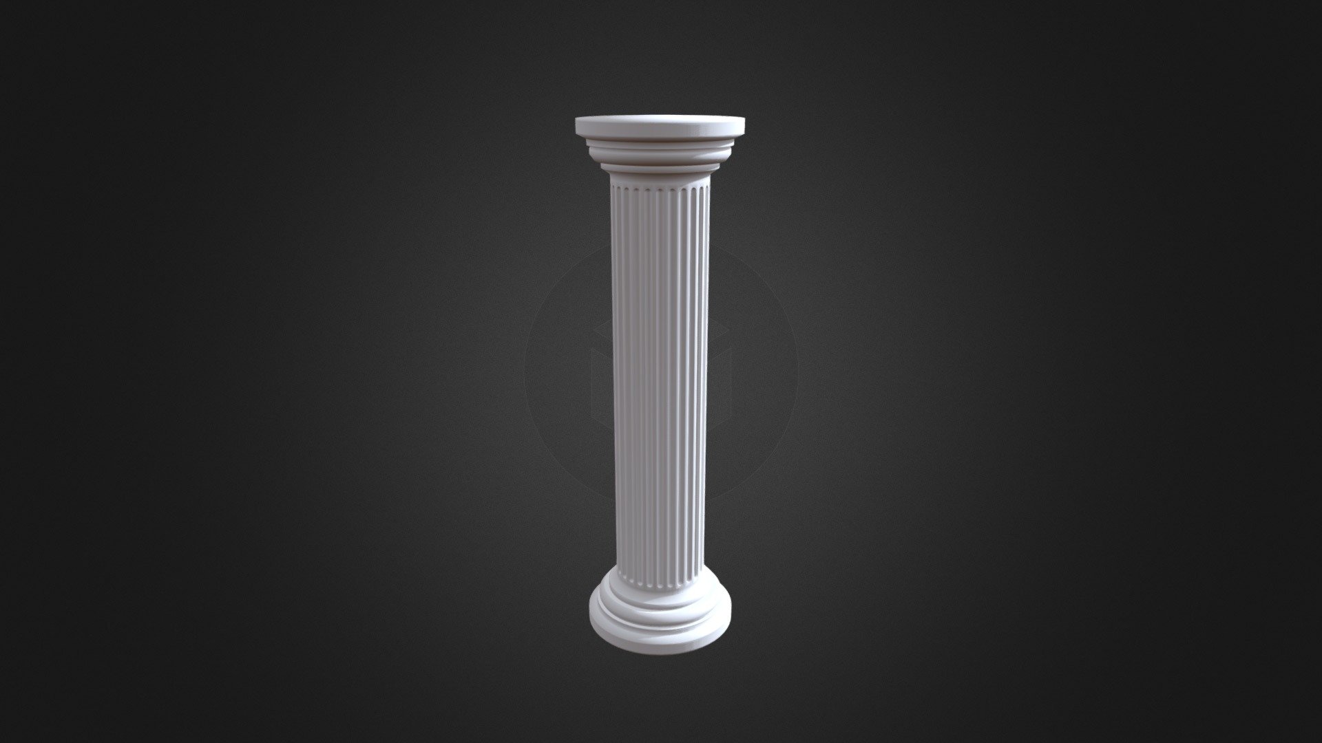 Greek Column 3d model