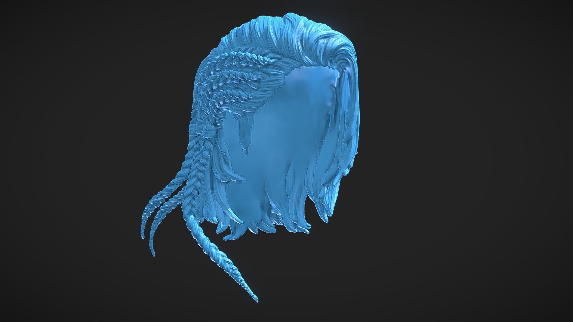 Hair 78 3d model