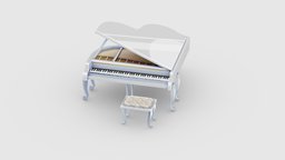 Cartoon piano