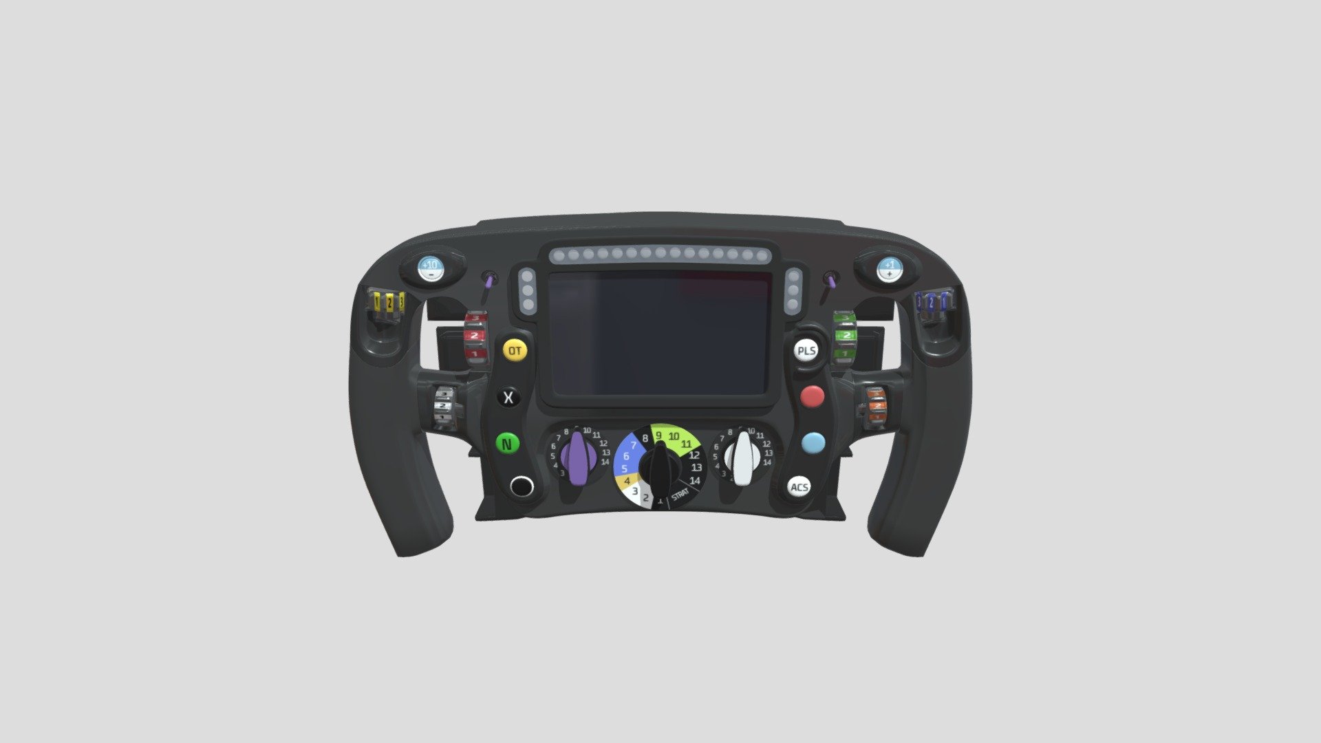 McLaren Formula 1 Steering Wheel 3d model