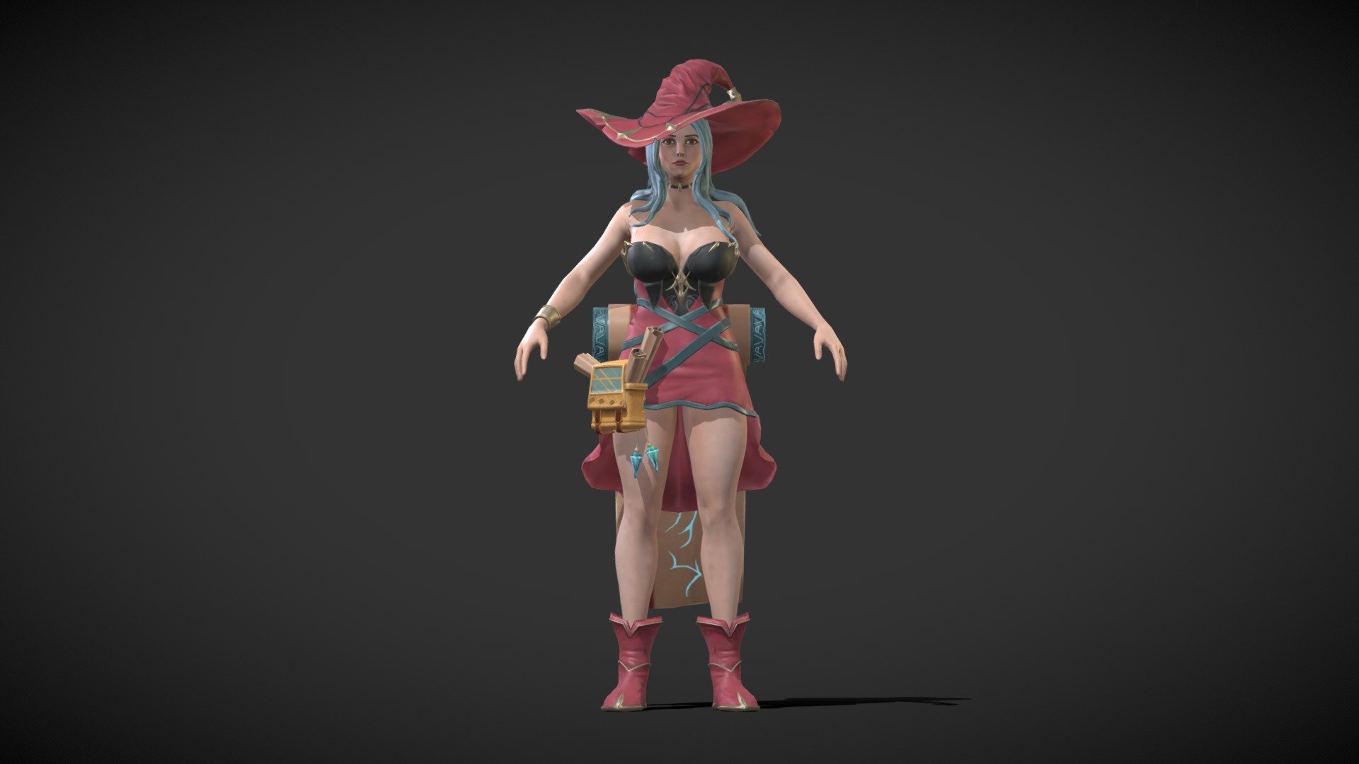 Witch 3d model