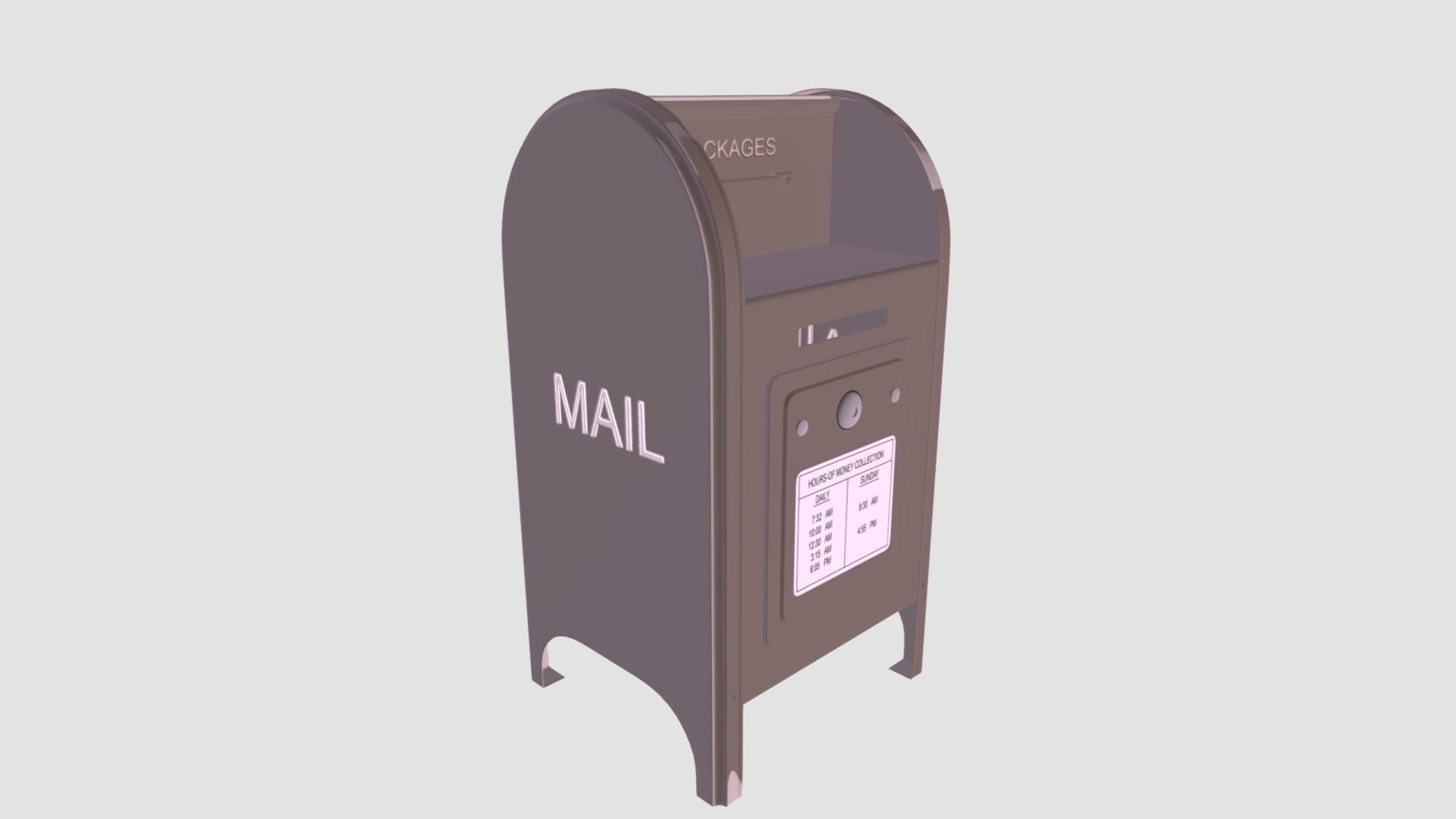 mail box 3d model