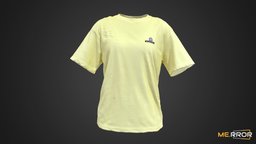 Yellow short sleeve T-shirt