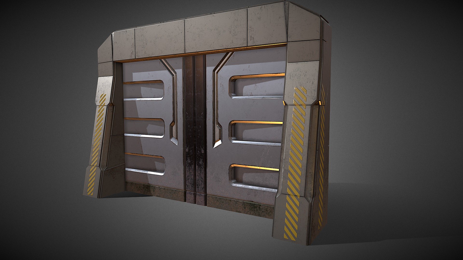 Scifi Door 3d model