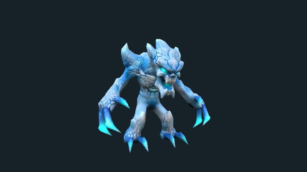 ICE ELEMENTAL MINION 3d model