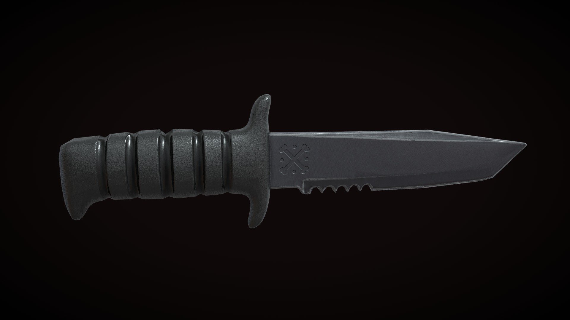 Combat Knife 3d model