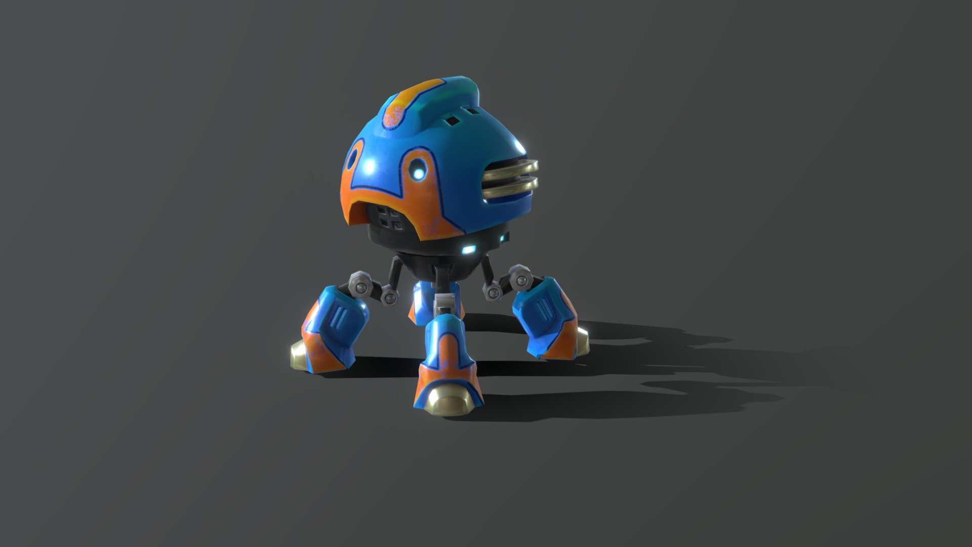 Droll Robot 01 3d model