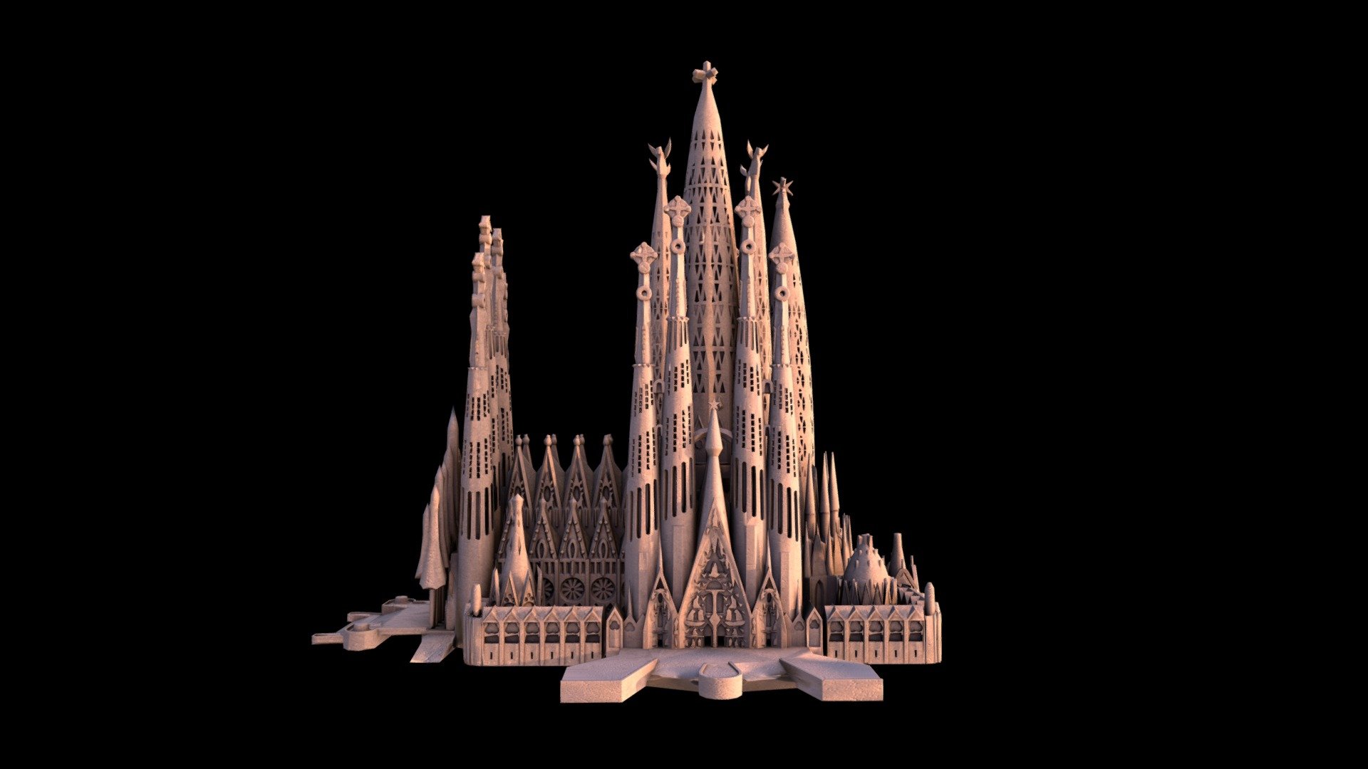 Sagrada Familia (Spatial.io) 3d model