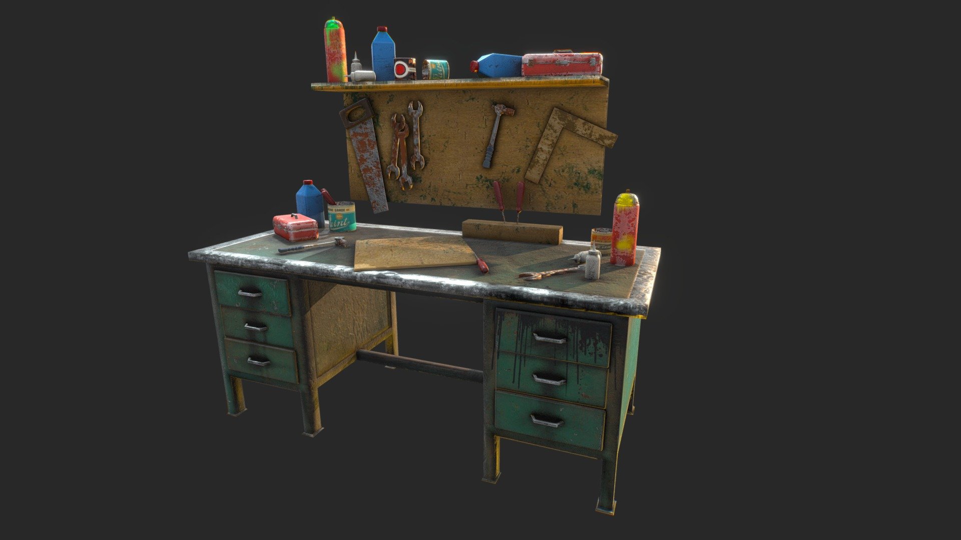 Crafting Workbench 3d model