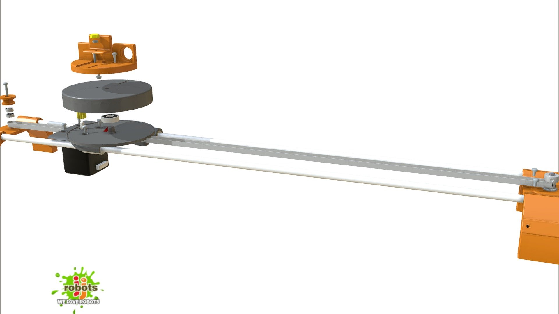 REMOTELY CONTROLLED CAMERA SLIDER (deprecated) 3d model