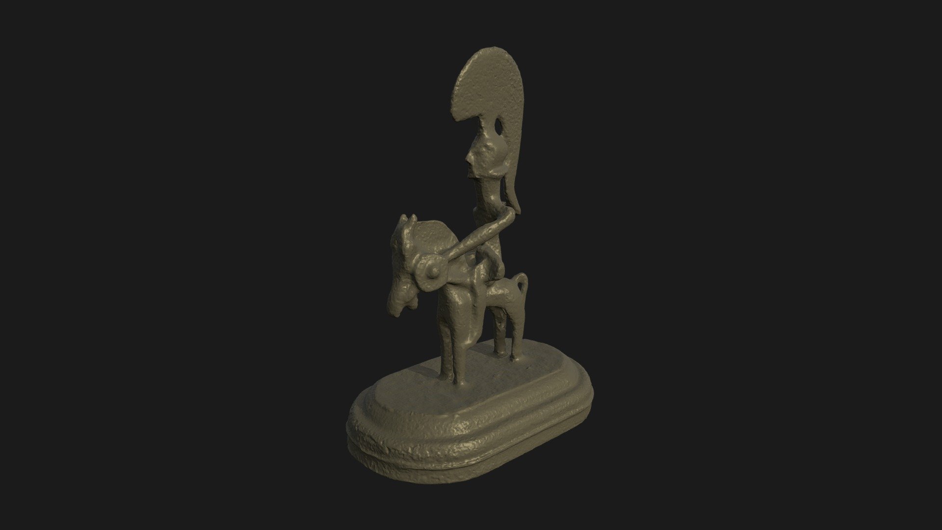 Guerrer de Moixent 3d model