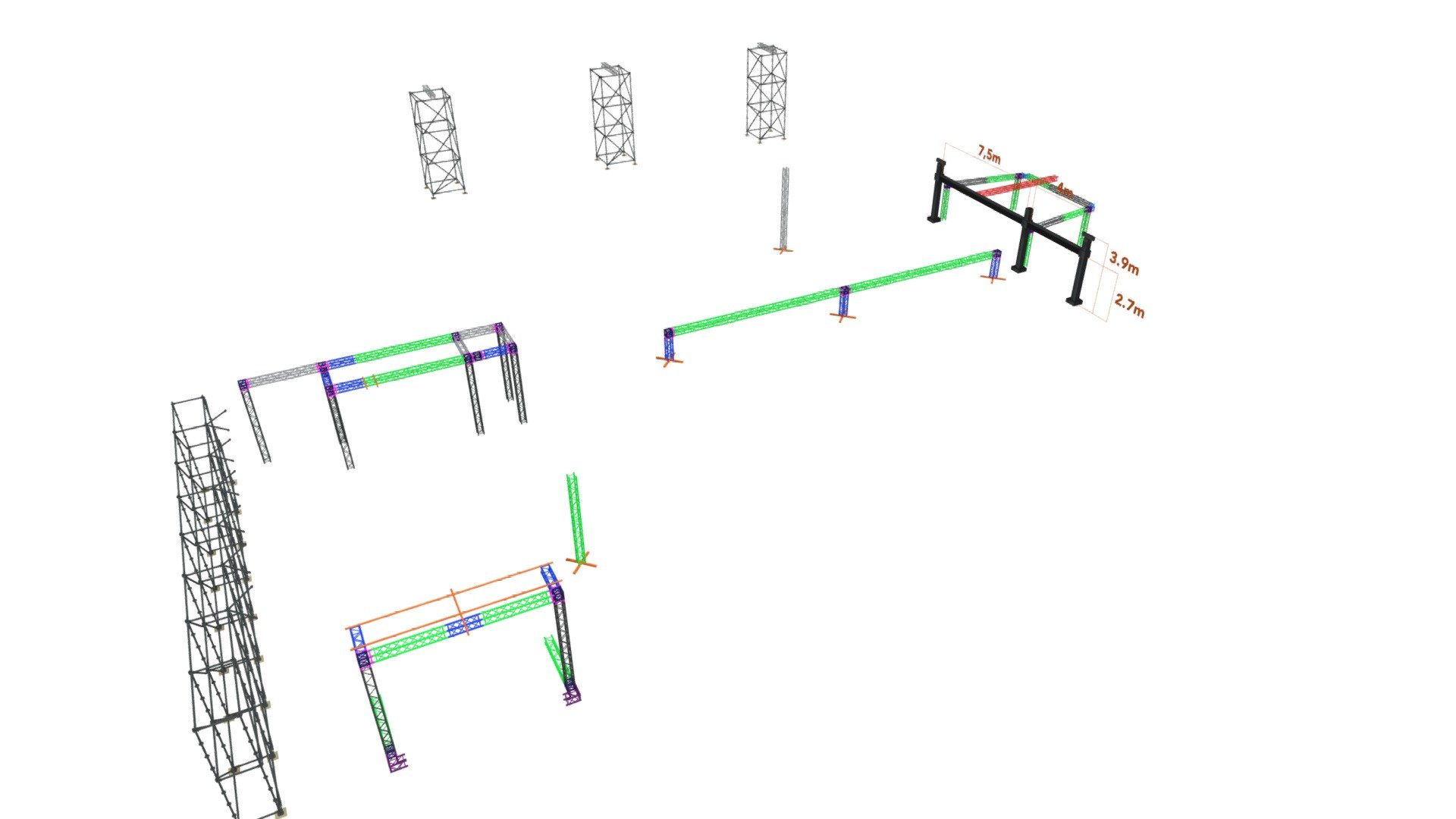 TOYOTA_TRUSS 3d model