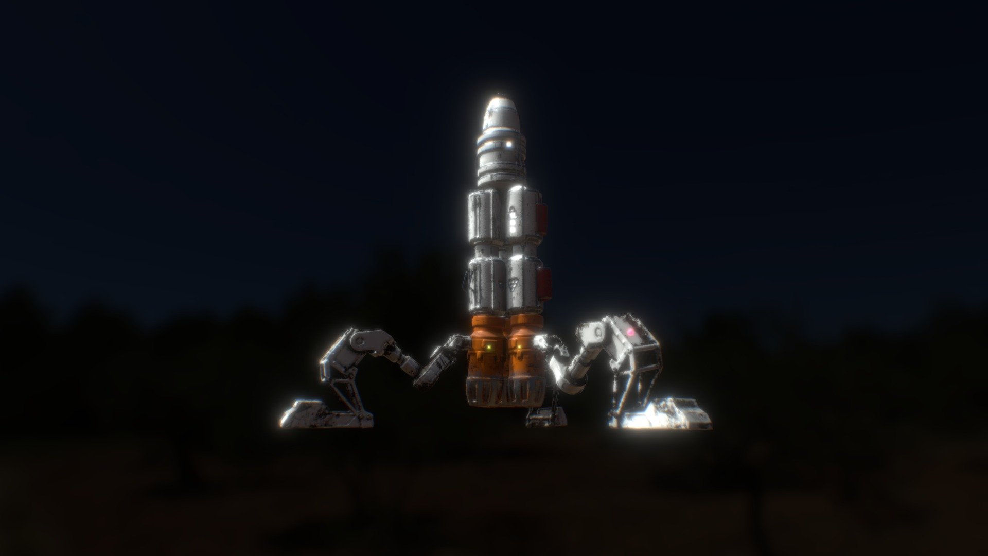 The Impractical Spaceship 3d model