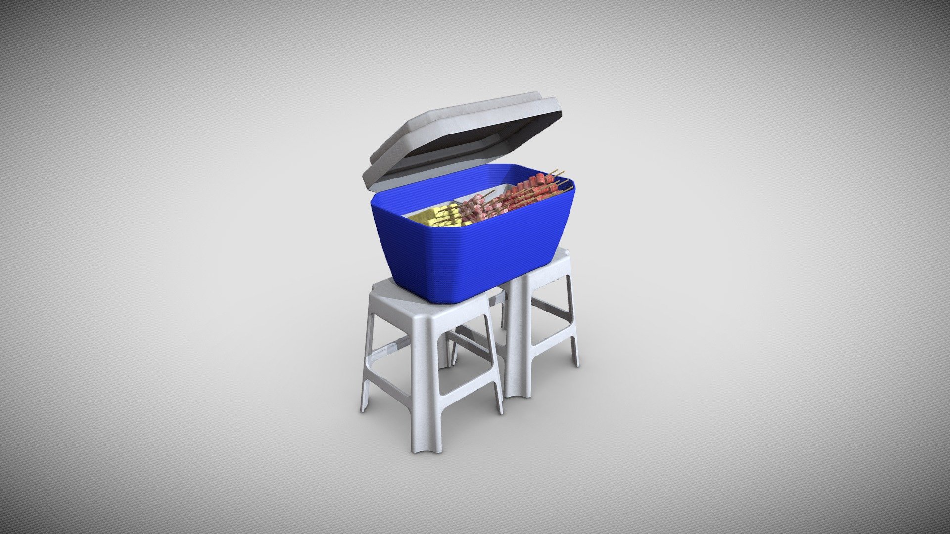 Commercial Prop for Brazilian street food 7/8 3d model