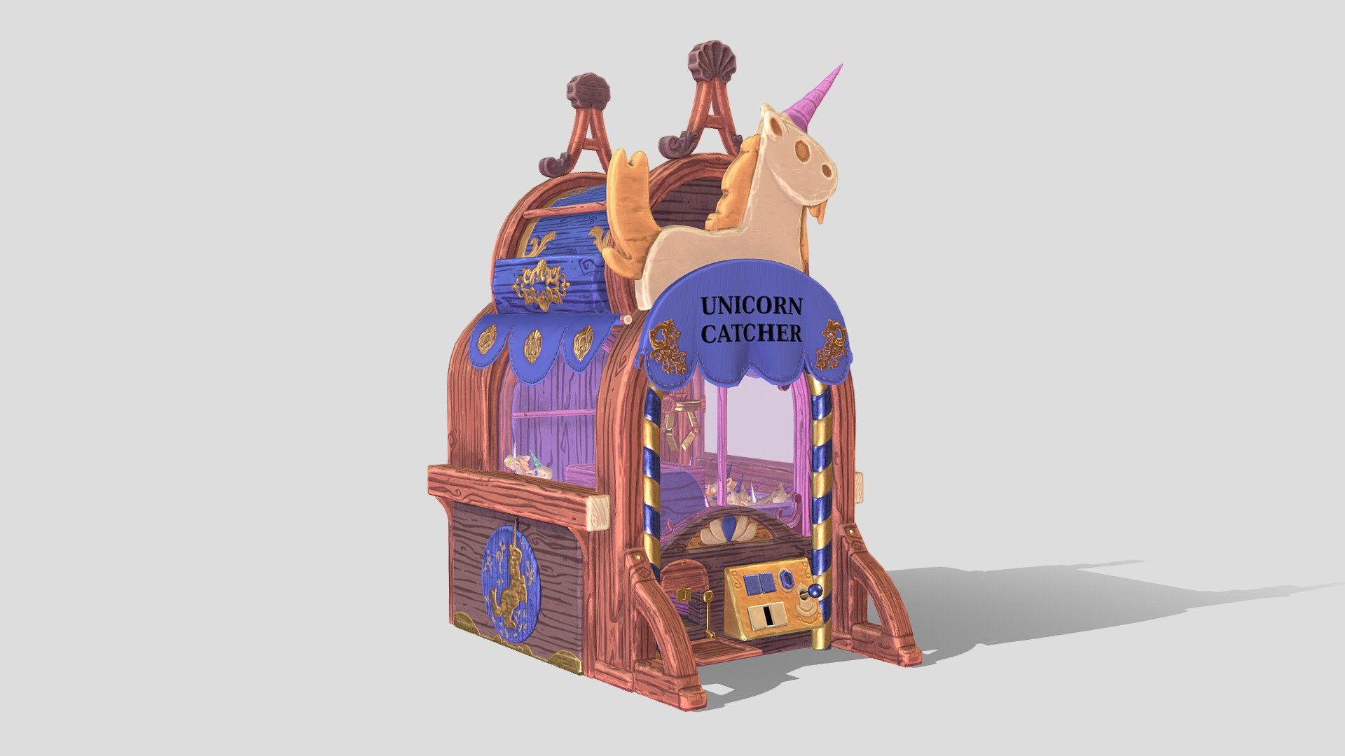 Medieval Claw Machine 3d model