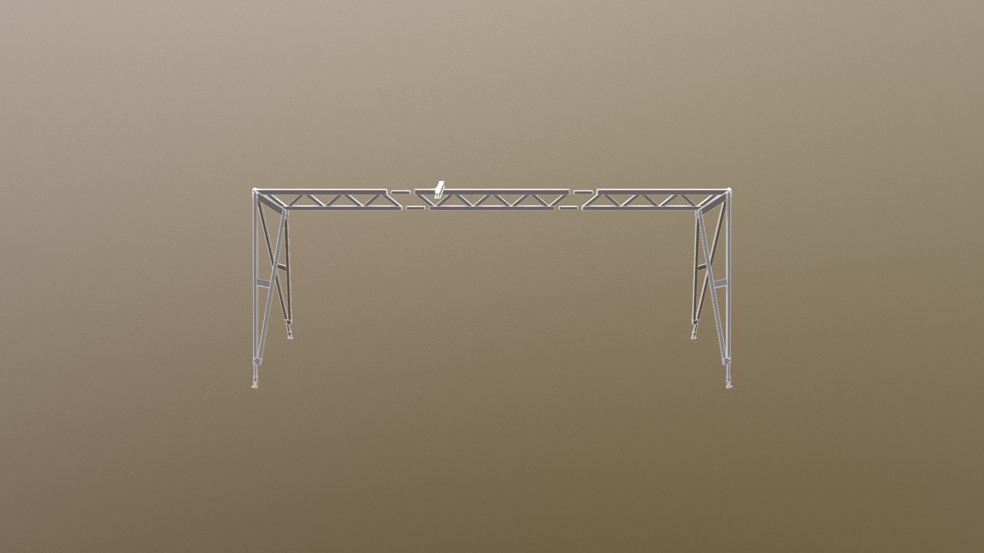 split-truss blender 3d model