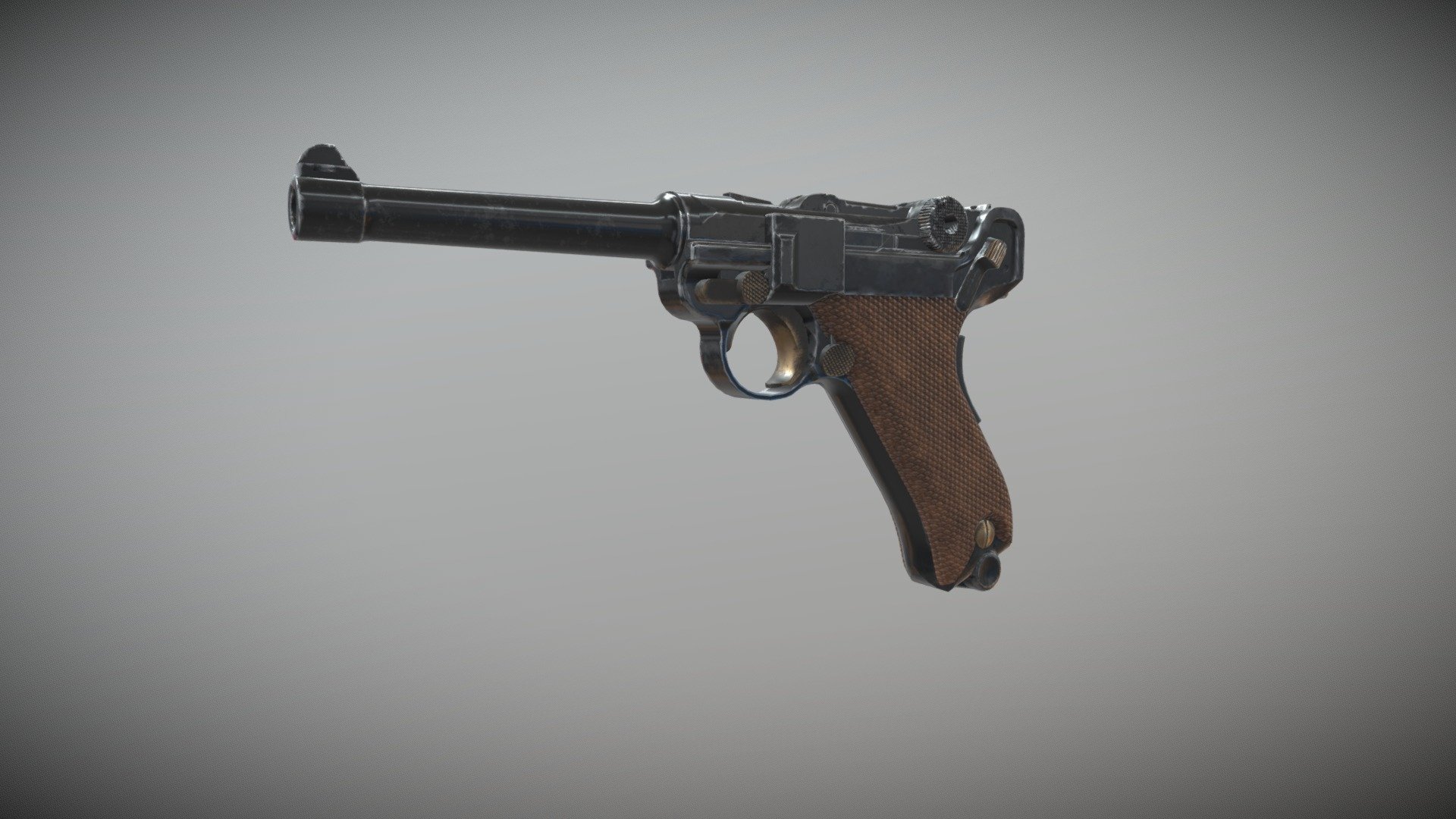 Luger Pistol 3d model