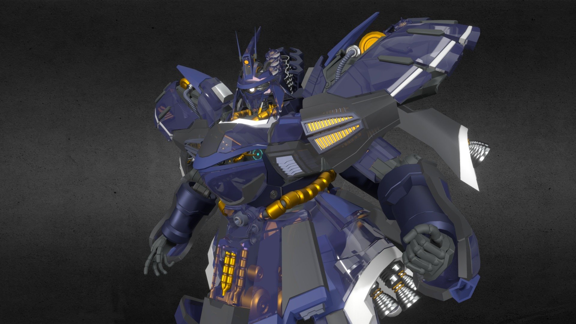 Gundamious Sazabion 3d model