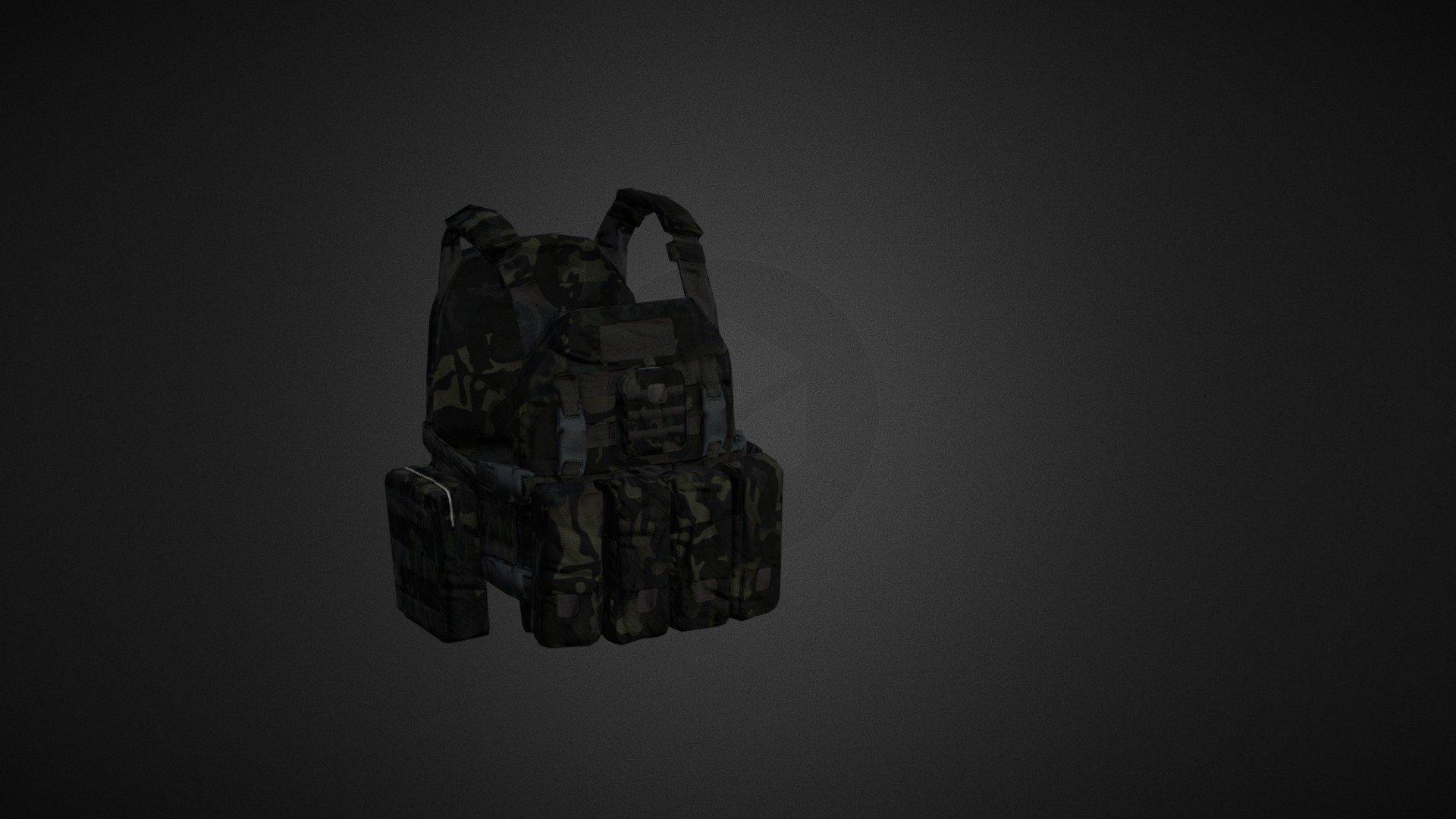 Armor Tactical Vest 3d model