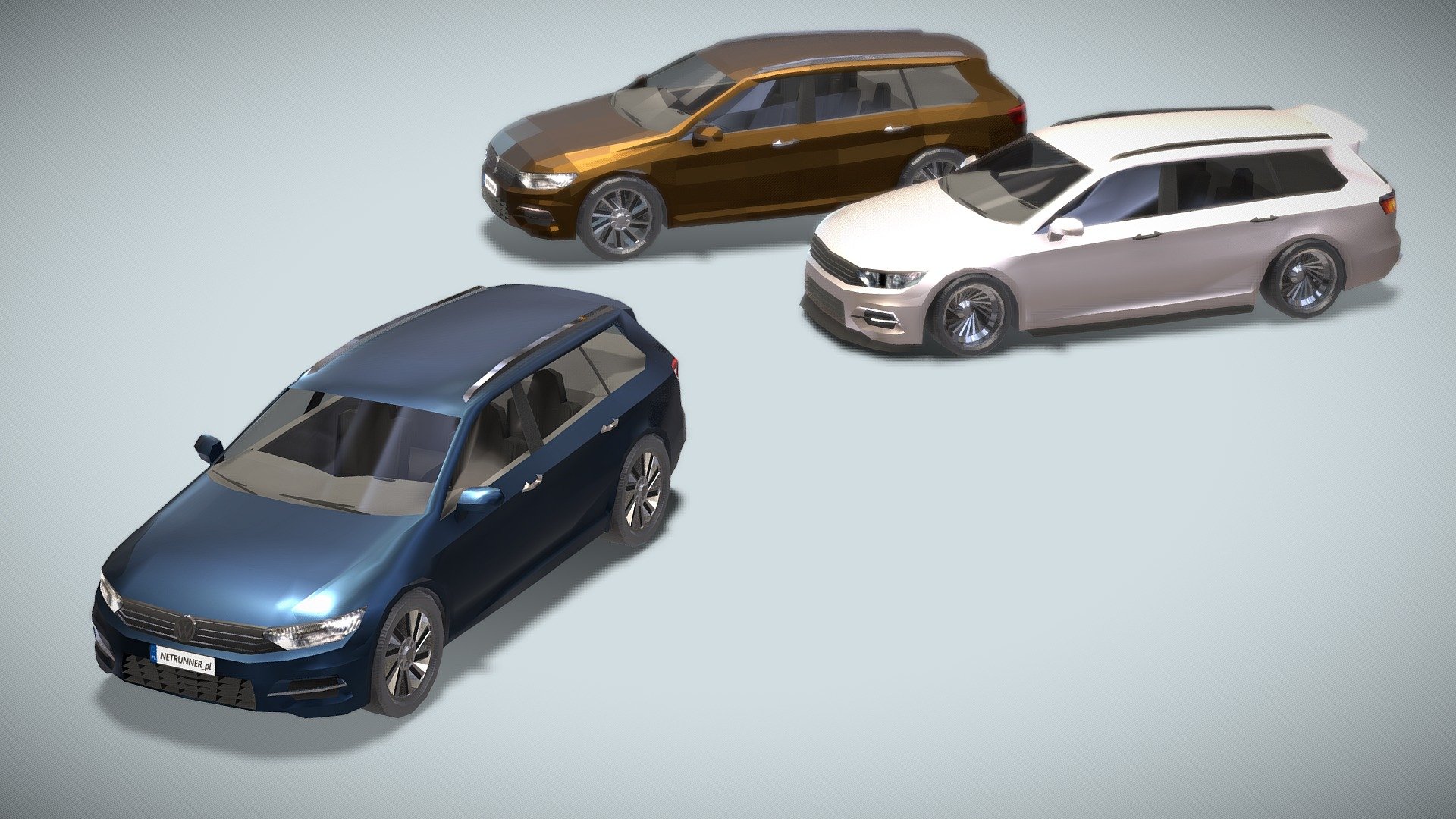 Volkswagen Passat B8 Variant 3d model