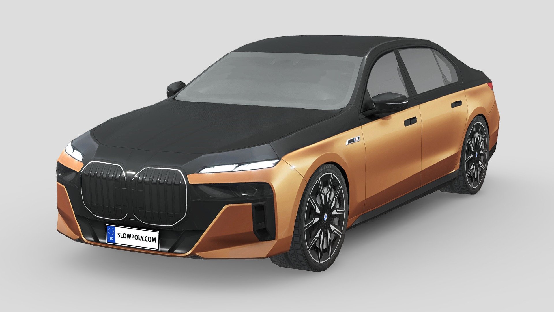 BMW i7 M70 3d model