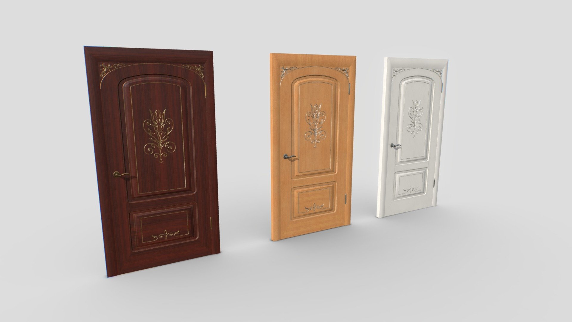 Classic Door pack 1 3d model