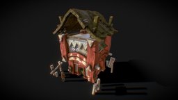 Tribal Stylized house