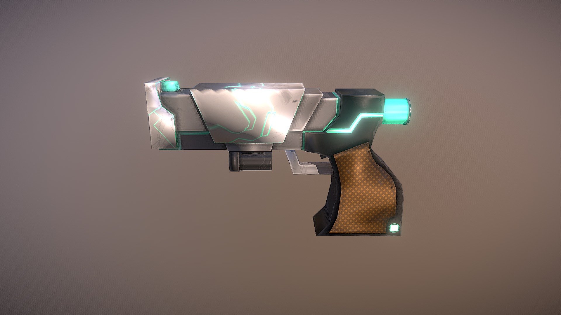 Cyberpunk Gun 3d model