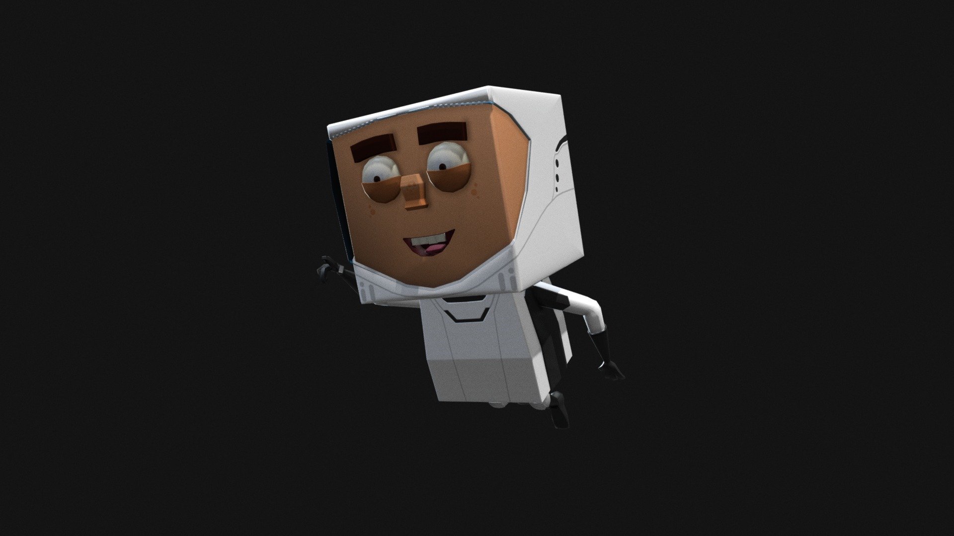 Space Man Jim 3d model