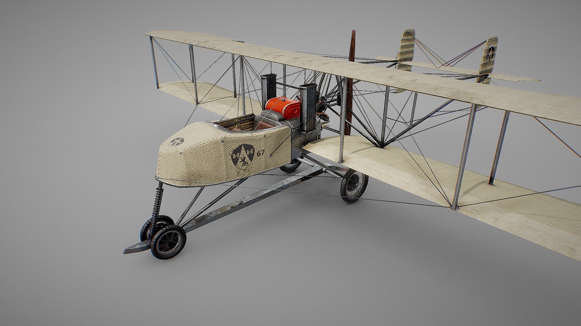 Sanchez Besa 80hp 3d model