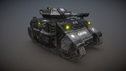 Battle Tank Predator Raven Guard Warhammer 40K