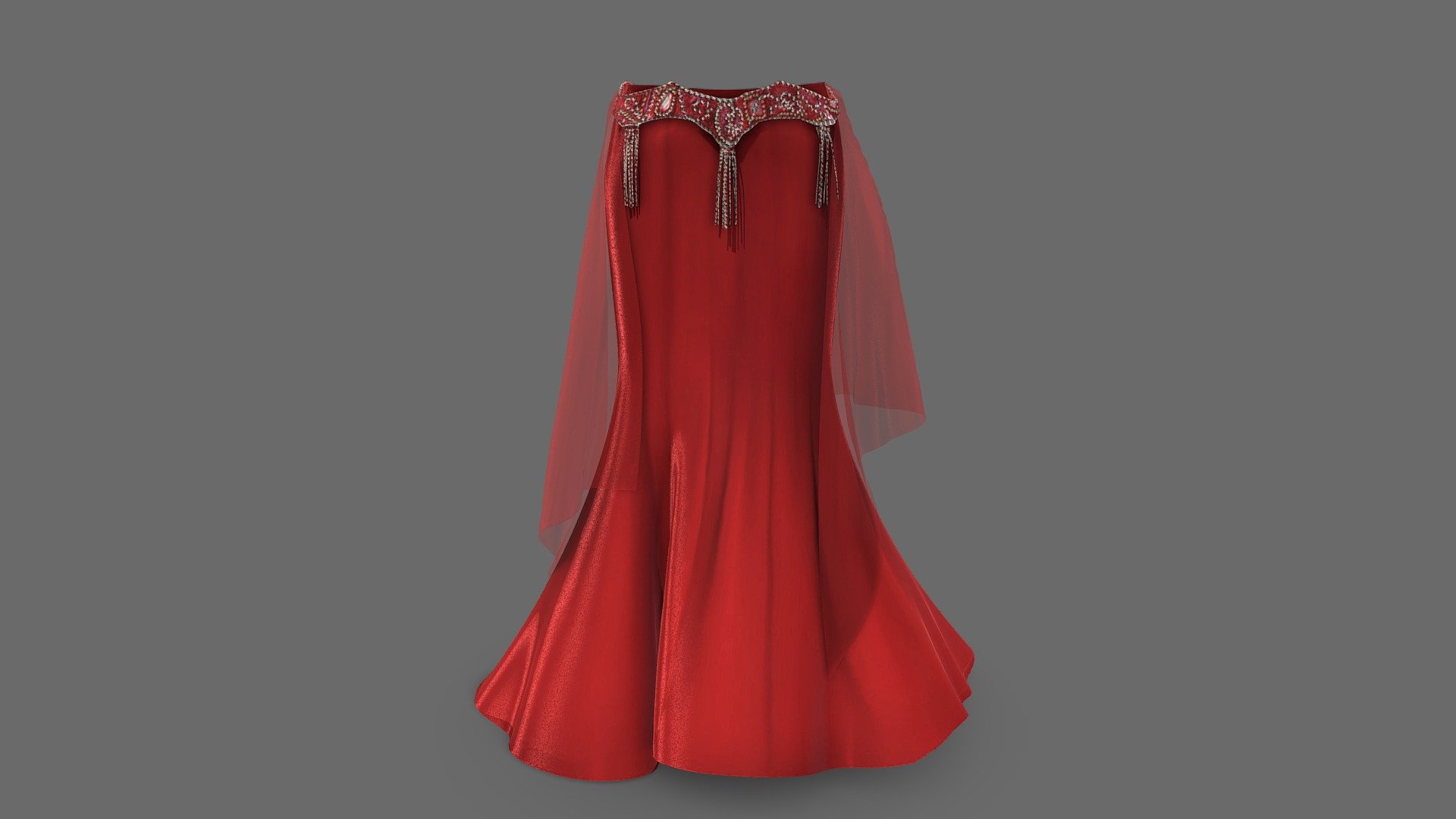 Belly Dancer Skirt 3d model