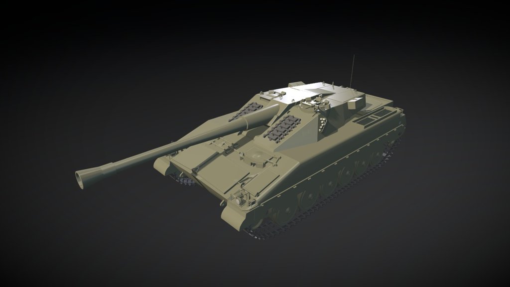 UDES 15/16 TR 3d model