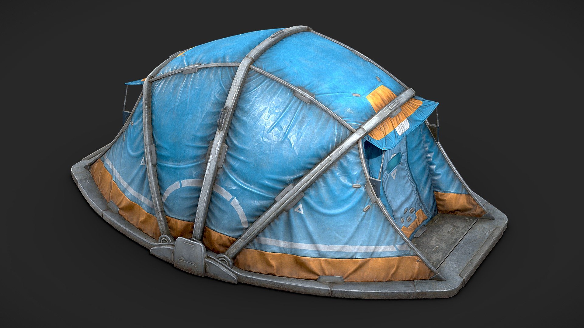 Sci-Fi Tent 3d model