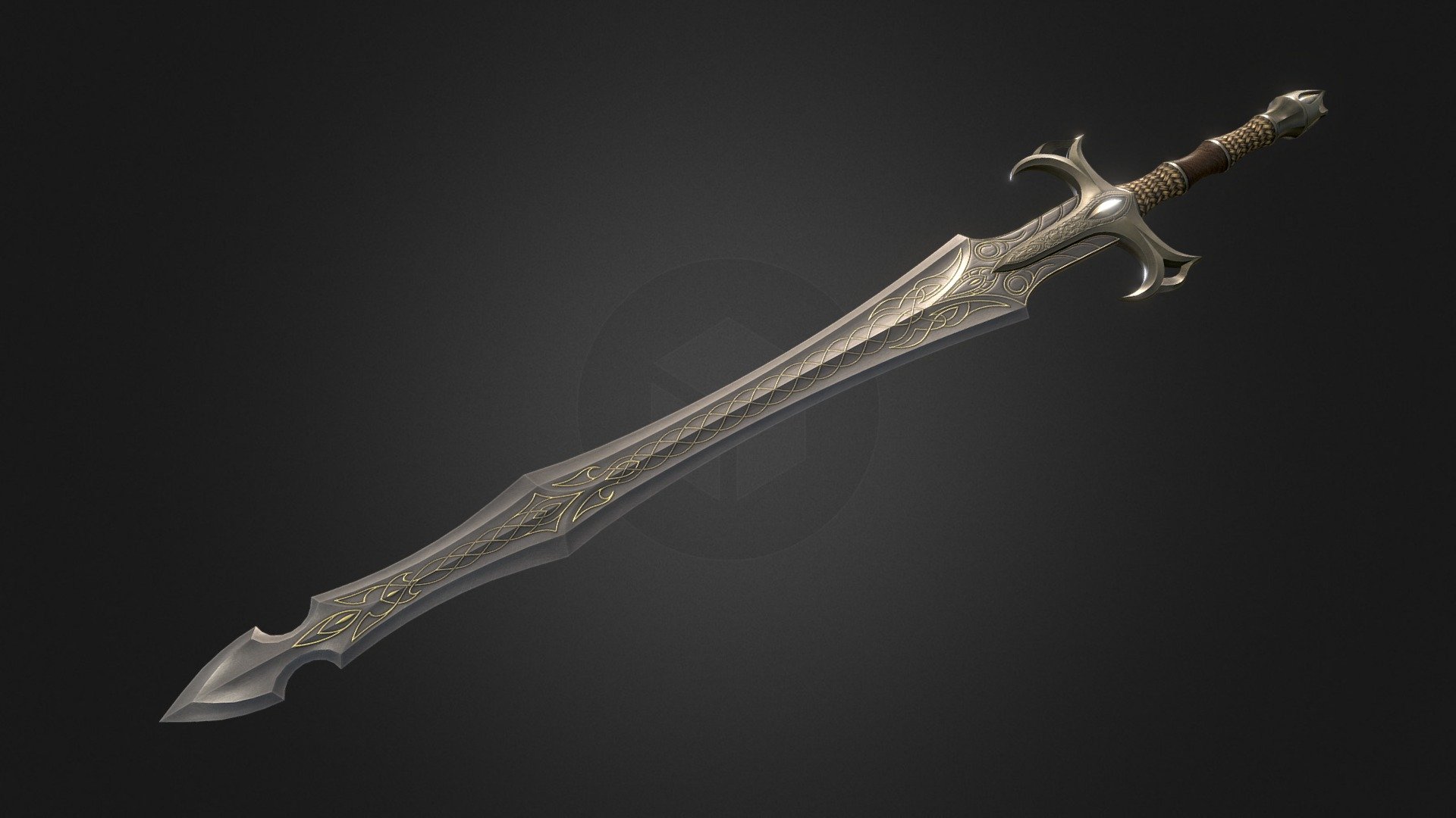 Gothic 3 Inquisitor Sword 3d model