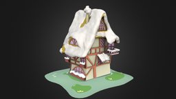 Ponyville Building Snow "Ogb_1"