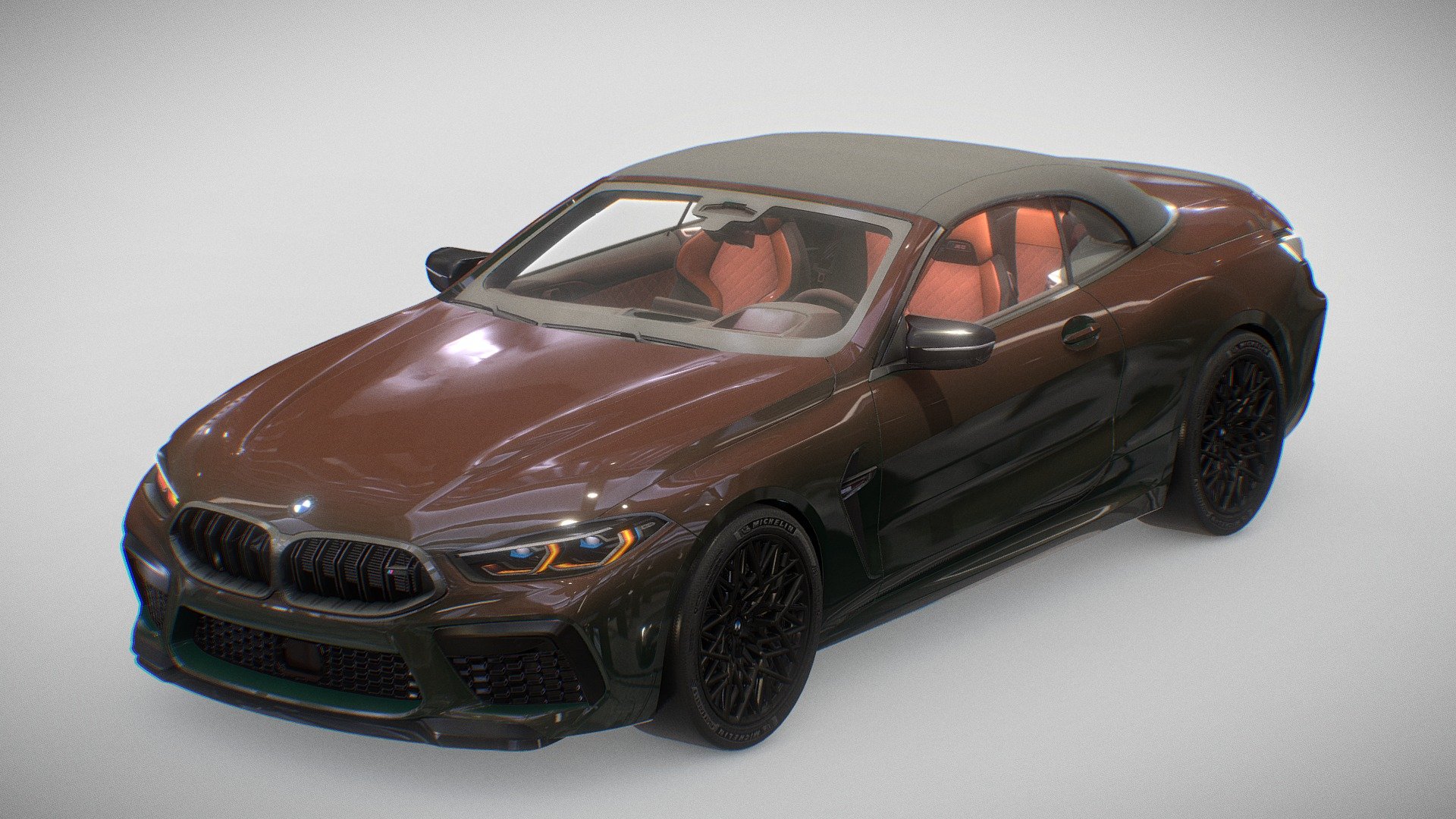 BMW M8 Convertible 3d model