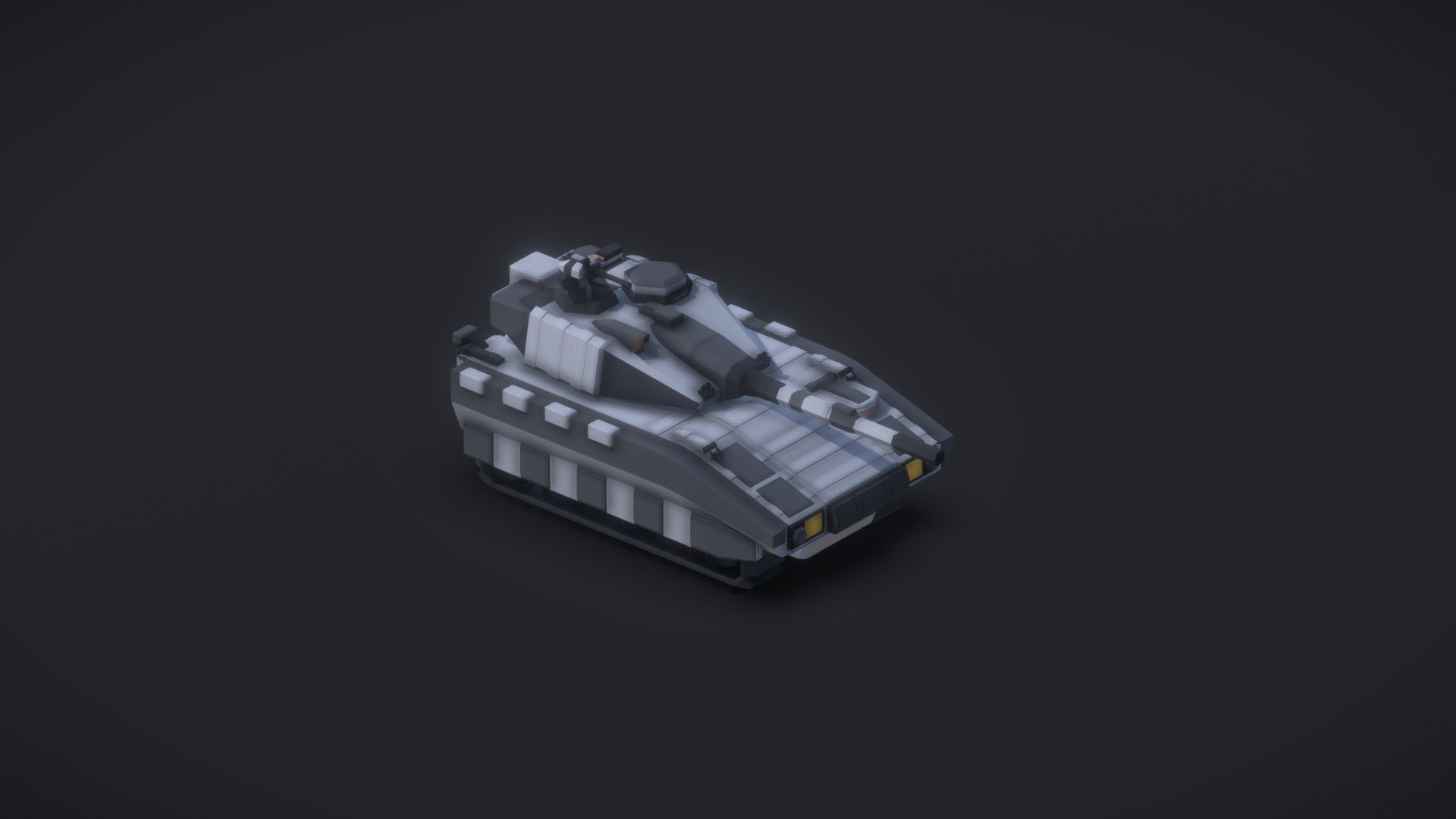 CV90120-T Tank 3d model