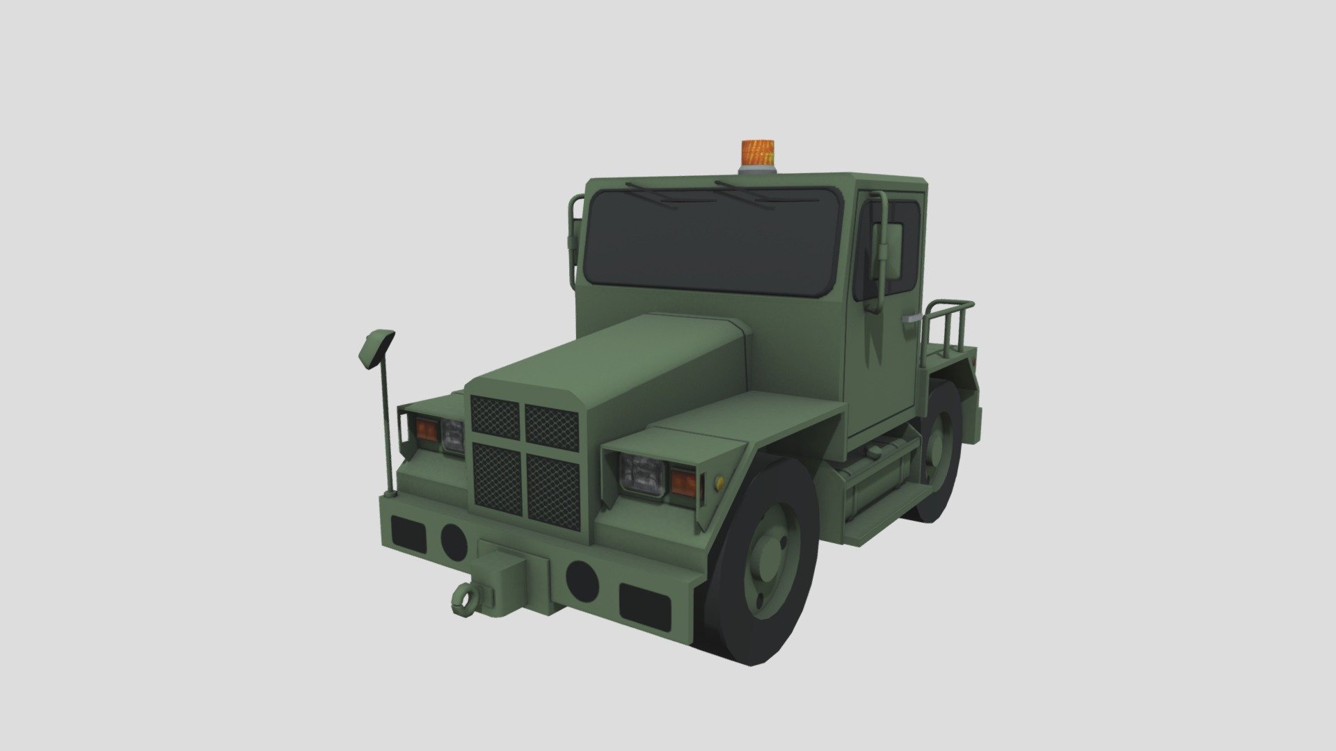 TA-1 Towing Car 3d model