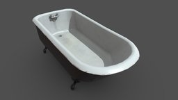 Old Cast Iron Bathtub