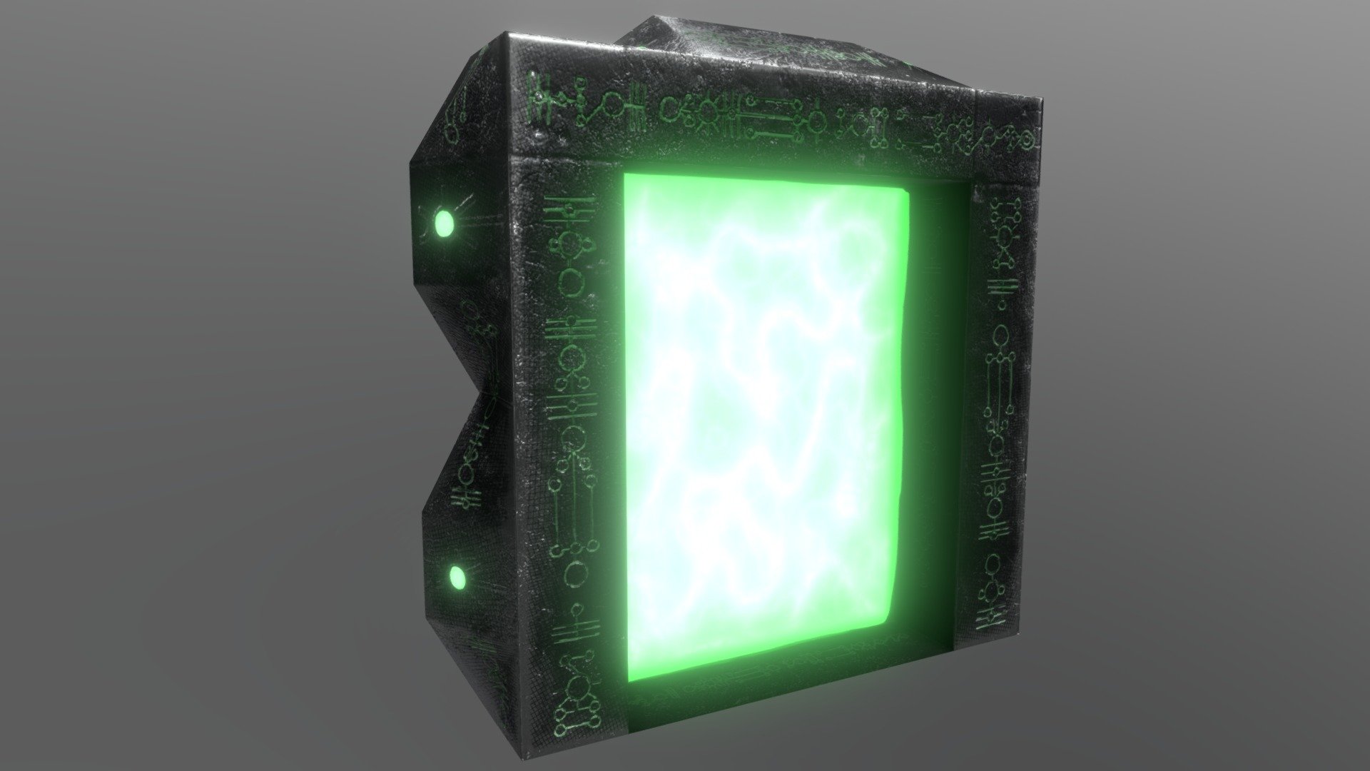 Necron Temple Gates 3d model