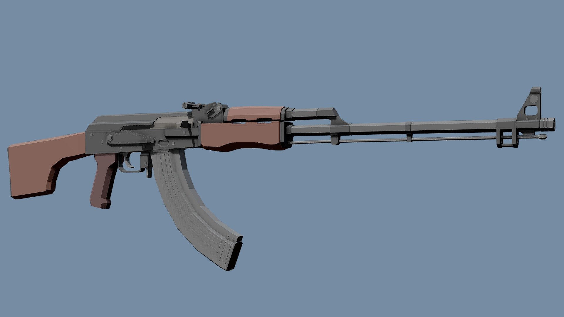 Low-Poly RPK 3d model