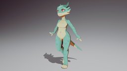 Furry Kobold Base