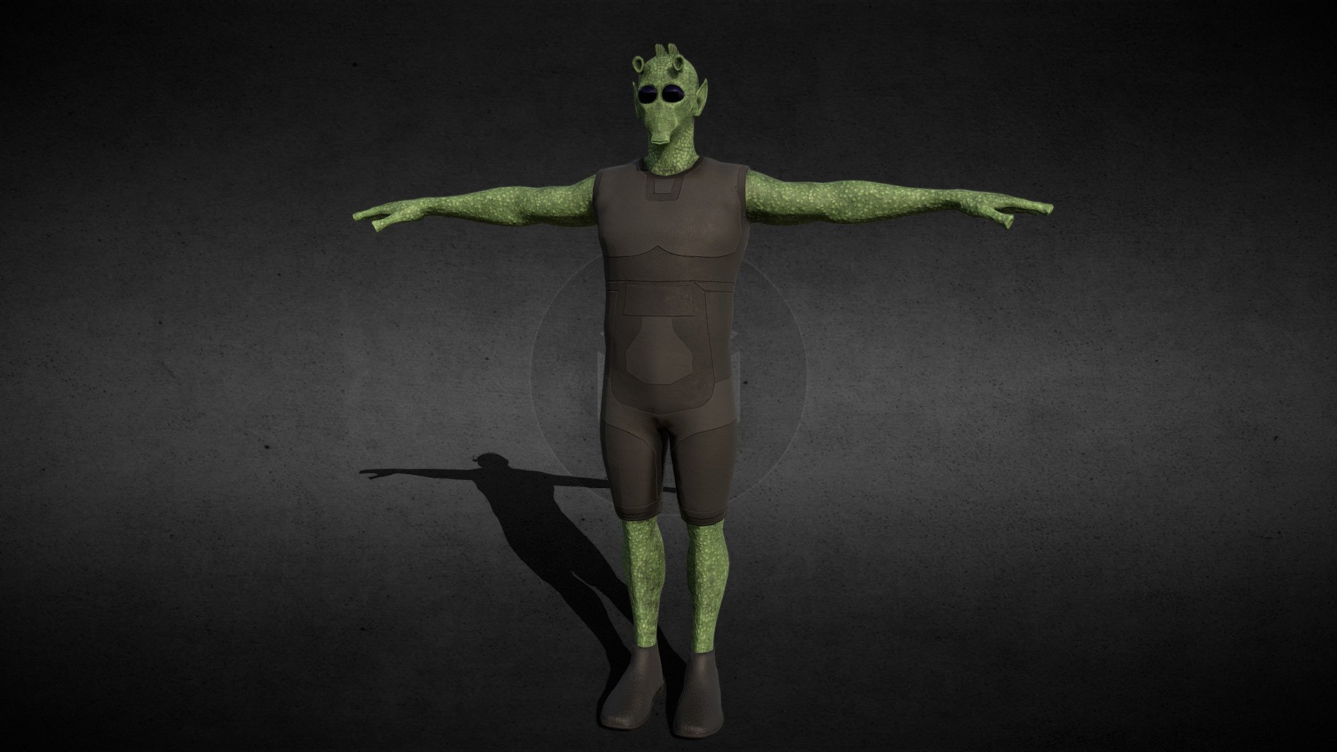 Star Wars Rodian 3d model