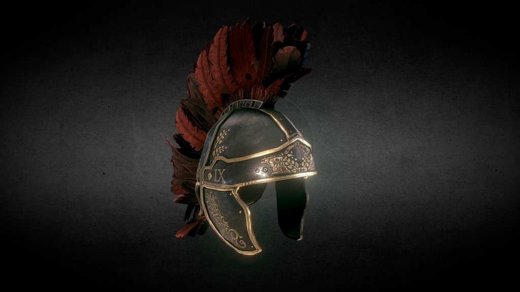 ROMAN HELMET 3d model