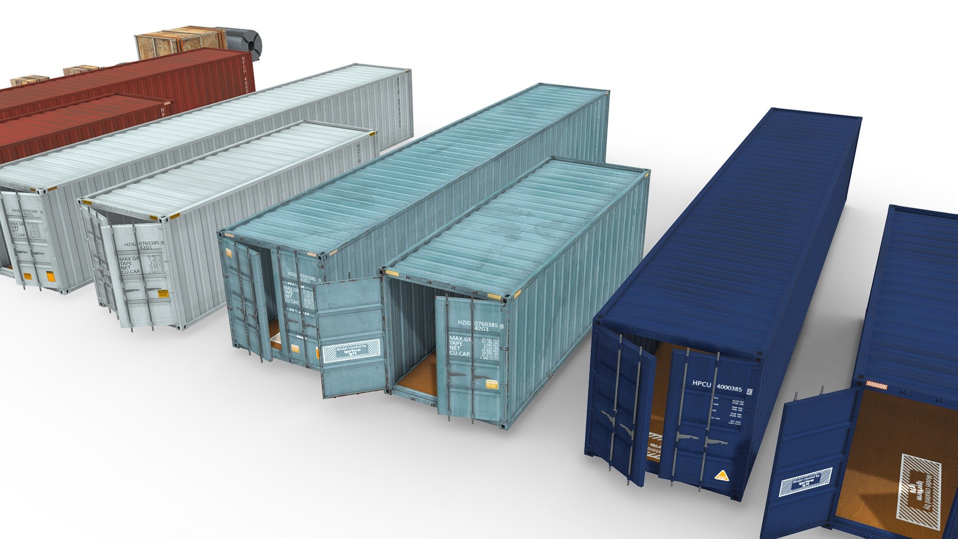 Standard Container 3d model