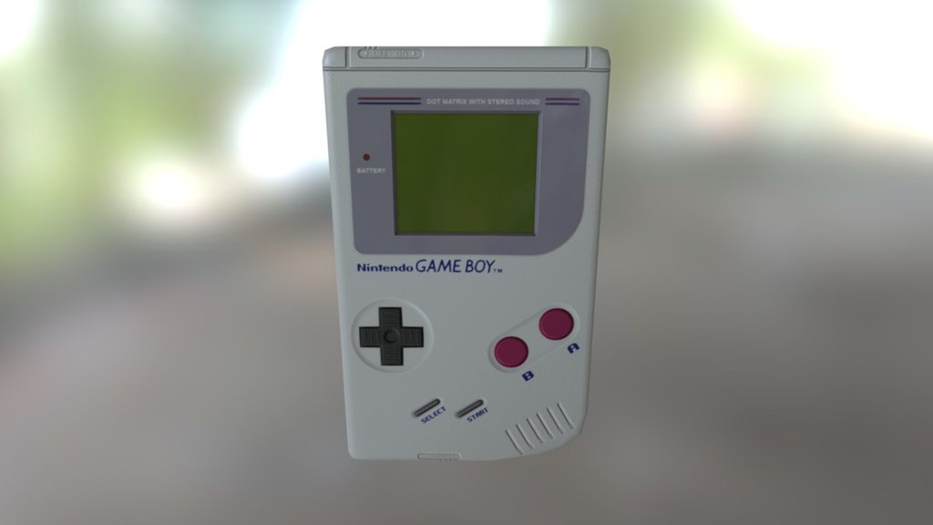 Nintendo Game Boy 3d model