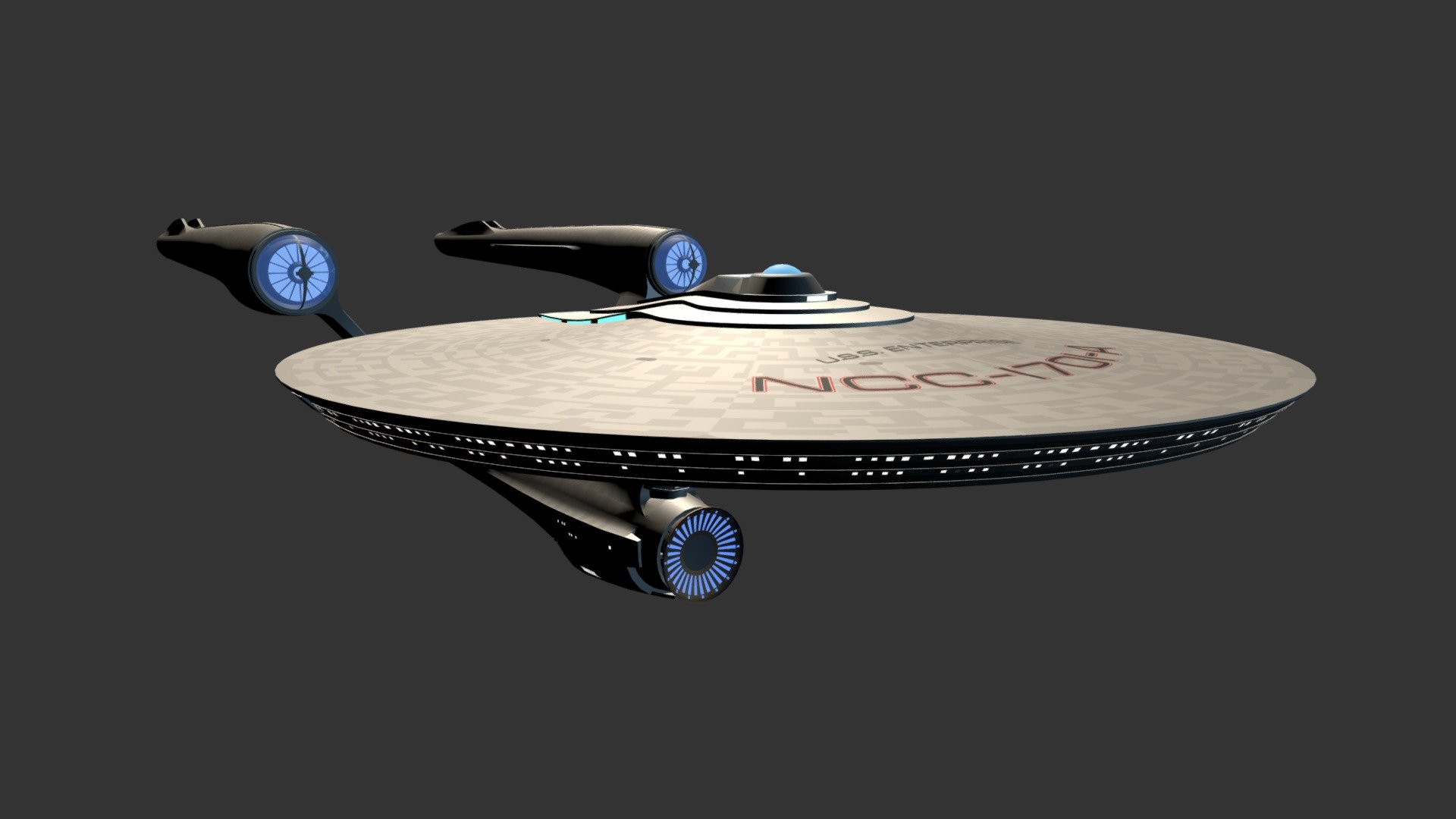 USS Enterprise NCC-1701-A *update* 3d model